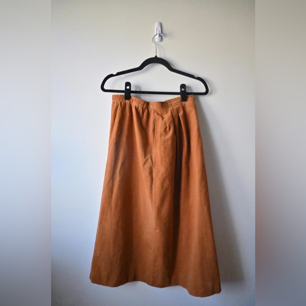 True Vintage Weathervane Corduroy Mustard Skirt